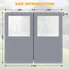 Transparente Plane, 650g/m² PVC Outdoor Vorhang mit Produktbild-Vorschau 5