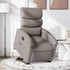 vidaXL Relaxsessel mit Aufstehhilfe Elektrisch Taupe Stoff Produktbild-Vorschau 2