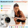 Damen Smartwatch Roségold Rund | Fitnessuhr mit Produktbild-Vorschau 2