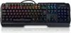 A black gaming keyboard with RGB lighting is shown from a front-facing, slightly elevated angle against a white background. Produktbild-Vorschau