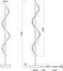 LED stojací lampa TRIO RE R42201106 ISABEL 21,5 W 2600 lm Náhled obrázku produktu 5