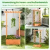 COSTWAY Hochbeet mit Rankgitter, hängendem Dach & Produktbild-Vorschau 8