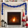 vidaXL Weihnachtskugelgirlande Blau 186 cm Polystyrol Produktbild-Vorschau 2