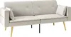 Sofa rozkładana HOMCOM, sofa rozkładana z regulowanym Podgląd zdjęcia produktu 1