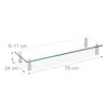 Relaxdays Bildschirmständer Glas, TV Aufsatz, Produktbild-Vorschau 4