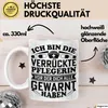 Pflegerin Geschenk Tasse Ich Bin Die Verrückte Pflegerin Produktbild-Vorschau 3