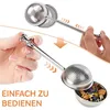 Tee-Ei für losen Tee, Edelstahl-Teesieb mit ausziehbarem Produktbild-Vorschau 2