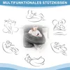 Schwangerschaftskissen J-Form Ganzkörperkissen Schlafen Produktbild-Vorschau 4
