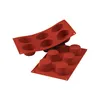 Silikomart SF023, Muffin-Backform, Rechteckig, 0,6 l, Rot, Produktbild-Vorschau 1