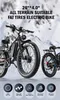Elektrické horské bicykle Fatbike s 26-palcovými kolesami, Náhľad obrázku produktu 10