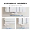 Heilmetz Heizkörper Thermostatventil Set Weiß , M30 x 1,5 Produktbild-Vorschau 5