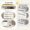 Bartisch ausziehbar 138-203cm, 360° drehbarer Stehtisch mit Produktbild-Vorschau 8