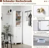 COSTWAY Szafka łazienkowa wąska, szafka łazienkowa, wysoka Podgląd zdjęcia produktu 7