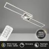 LED Deckenleuchte CCT  Dimmbar Fernbedienung 40W silber Produktbild-Vorschau 2
