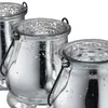 relaxdays Silbernes Windlicht im 12er Set Produktbild-Vorschau 8