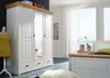Kleiderschrank >SZ-0132< in weiß - 192x217x58 (BxHxT) Produktbild-Vorschau 2