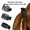 3 Stück rutschfeste Metall-Haarspangen mit Strass – Moderne Produktbild-Vorschau 4