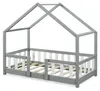 Lit bébé "Treviolo" au style maison, avec barrière de Voir les images du produit 2