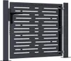 vidaXL Záhradná brána antracitová 100x100 cm oceľová Náhľad obrázku produktu 5