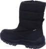 A black winter boot shown from the side. Voir les images du produit