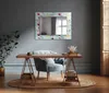Blumen und Vögel – Rechteckiger Spiegel mit Druck 80x60 cm Produktbild-Vorschau 4