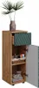 Mobile midi Vicco Irma Quercia verde/oro 30 x 81 cm con 1 Anteprima dell’immagine prodotto 7