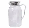 Wasserkaraffe 1,5L mit Deckel Kunststoff Saftkanne Produktbild-Vorschau 2