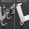 Türgarderobe Edelstahl 304 Abnehmbar Türhaken 8 Haken Produktbild-Vorschau 5