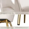 tectake® Esszimmerstuhl Marilyn gepolstert, in Samtoptik 58 Produktbild-Vorschau 4