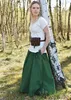 Mittelalter Kurzarm-Bluse Aren, natur : M Größe: M Produktbild-Vorschau 2