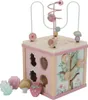 Little Dutch Fairy Garden Drevená kocka, ružová Náhľad obrázku produktu 1