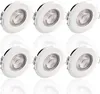 6x LED faretto da incasso per bagno ultrapiatto 5 watt Anteprima dell’immagine prodotto 5
