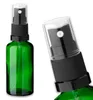 5x Grüne Glasflasche 50 ml mit schwarzem Zerstäuber Produktbild-Vorschau 2