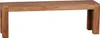 A wooden bench on a white background. Anteprima dell’immagine prodotto