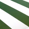 A close-up view of a striped fabric, showing diagonal green and white stripes. Anteprima dell’immagine prodotto