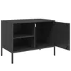 TV-Schrank Schwarz 68x39x50,5 cm Stahl Produktbild-Vorschau 10