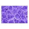 DEQORI Hybrid Leinwand Bild 90x60 cm 'Lila Rosenpracht' Produktbild-Vorschau 2