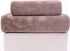FEBE Handtücher Badetuch 70x140 + 50x100 cm Lila Violett Produktbild-Vorschau 1