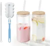 TWOLIIN Bubble Tea Becher mit Deckel und Strohhalm, 2er Set Produktbild-Vorschau 1