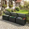 Boîte de rangement en métal, coffre de jardin, 300 L, Voir les images du produit 3
