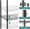 étagère métallique à 6 niveaux, 54x29x160cm Capacité de Voir les images du produit 15