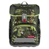 A children's backpack with a camouflage pattern and dinosaur graphics. Náhľad obrázku produktu