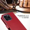 Selencia Genuine Leather Bookcase dla Apple iPhone 16 Pro - Podgląd zdjęcia produktu 2