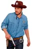 Pistolenhalfter mit Gürtel Cowboy braun Produktbild-Vorschau 9