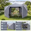 COSTWAY, pop-up pavilón, 427x427 cm, pavilón pro 10-12 Náhled obrázku produktu 5