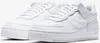 A pair of white Nike Air Force 1 Shadow sneakers. Produktbild-Vorschau