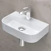 doporro Waschbecken  Gäste-WC weiß Aufsatzwaschbecken Produktbild-Vorschau 2