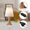 ZMH Tischlampe khaki E14 Nachttischlampe 2er Set Produktbild-Vorschau 2