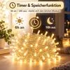 30M 300LEDs 8 Modi Lichterkette Strom, Timer, Merkfunktion, Produktbild-Vorschau 6