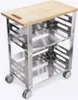 Graepel High Tech P.U.B. Kitchen Trolley aus Edelstahl mit Holzschneidebrett Graepel Hightech  P.U.B. Kitchen Trolley Produktbild-Vorschau